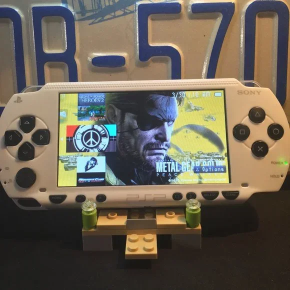 Sony PSP 1001 ALL BLACK (NOT white) Charger & Games Installed - Picture 7 of 12